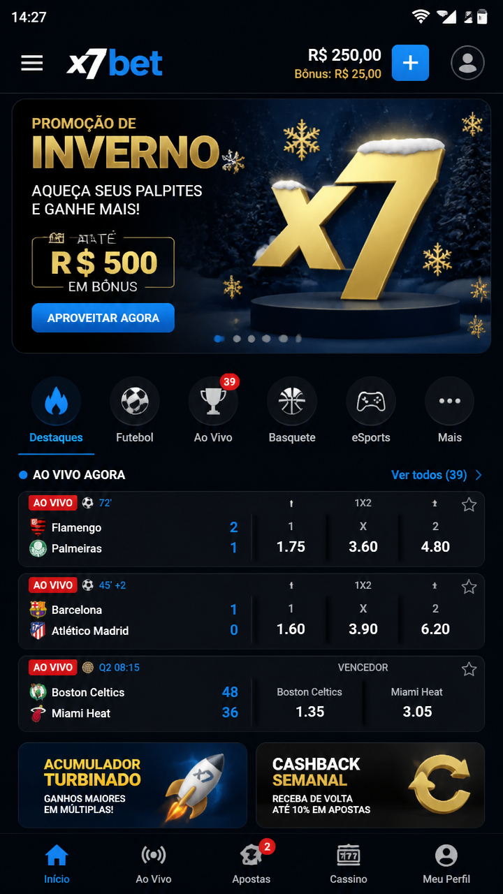x7bet screenshot