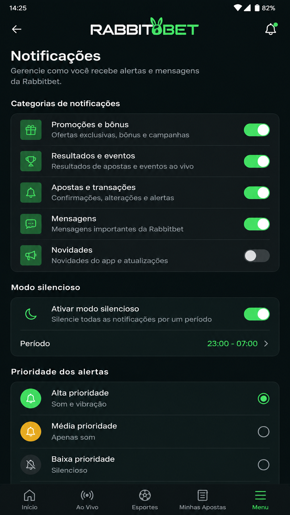 rabbitbet screenshot