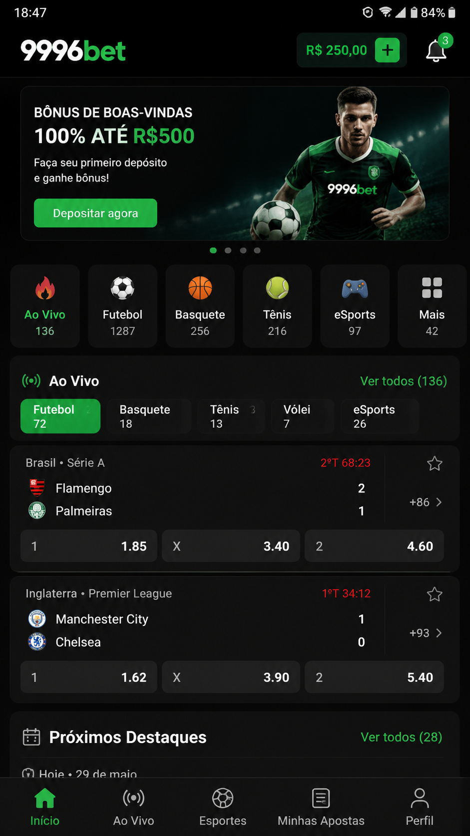 9996bet screenshot