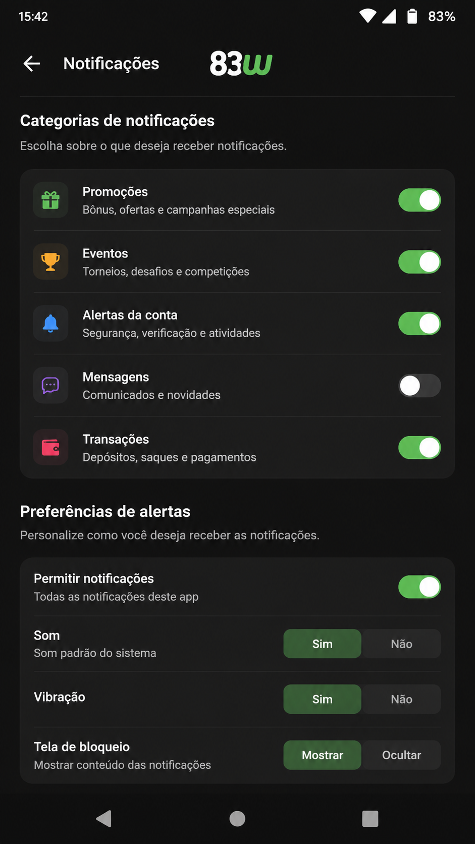 83w screenshot