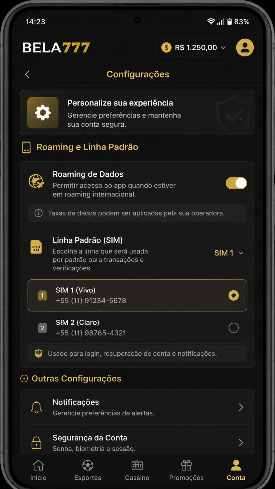 bela777 screenshot