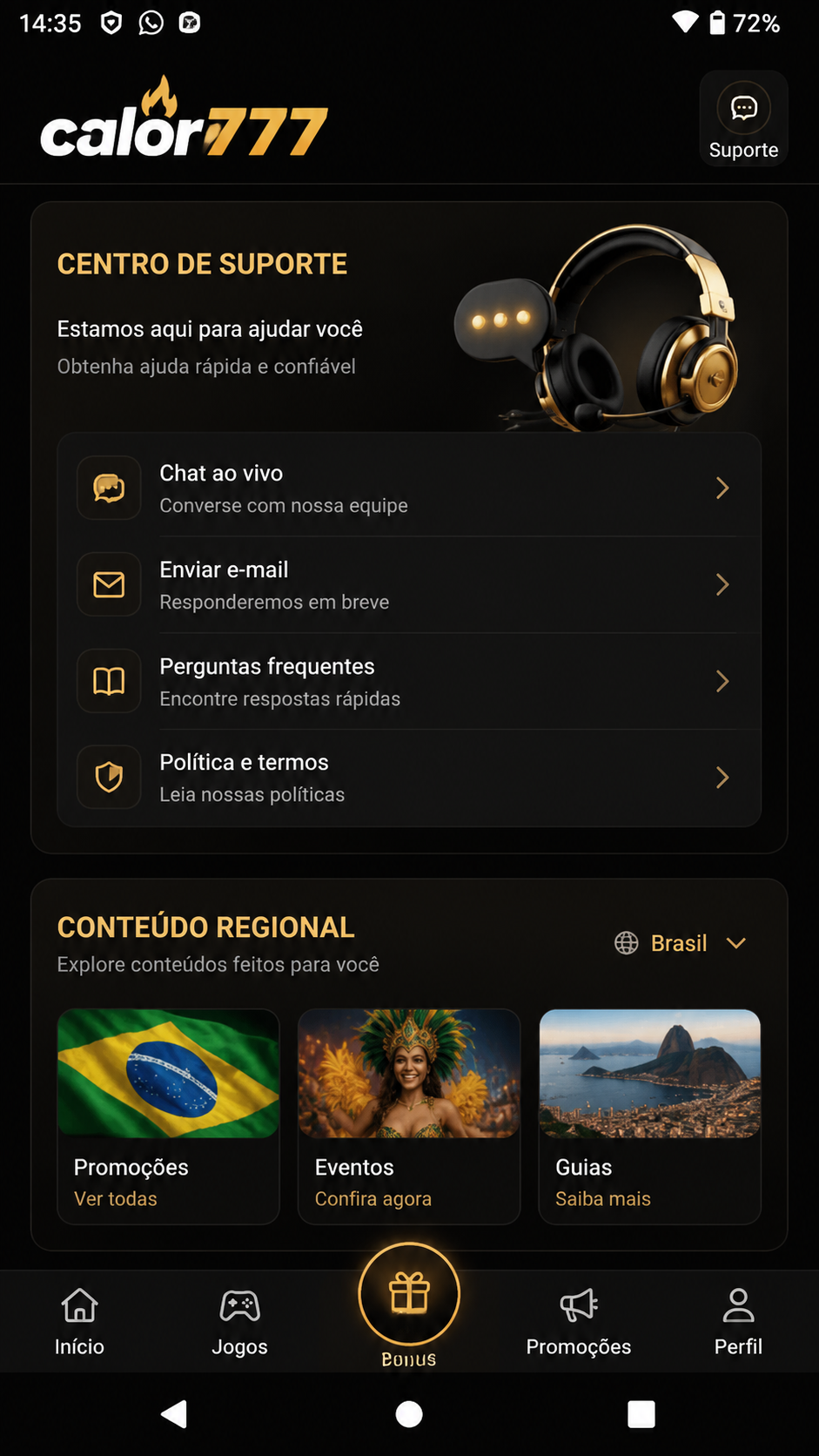 calor777 screenshot