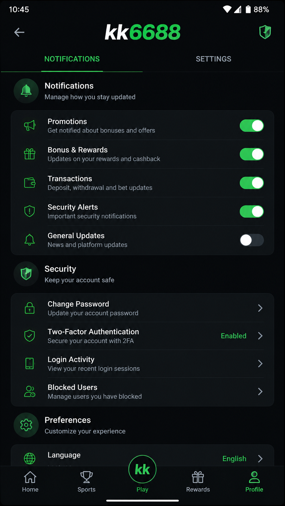 kk6688 screenshot