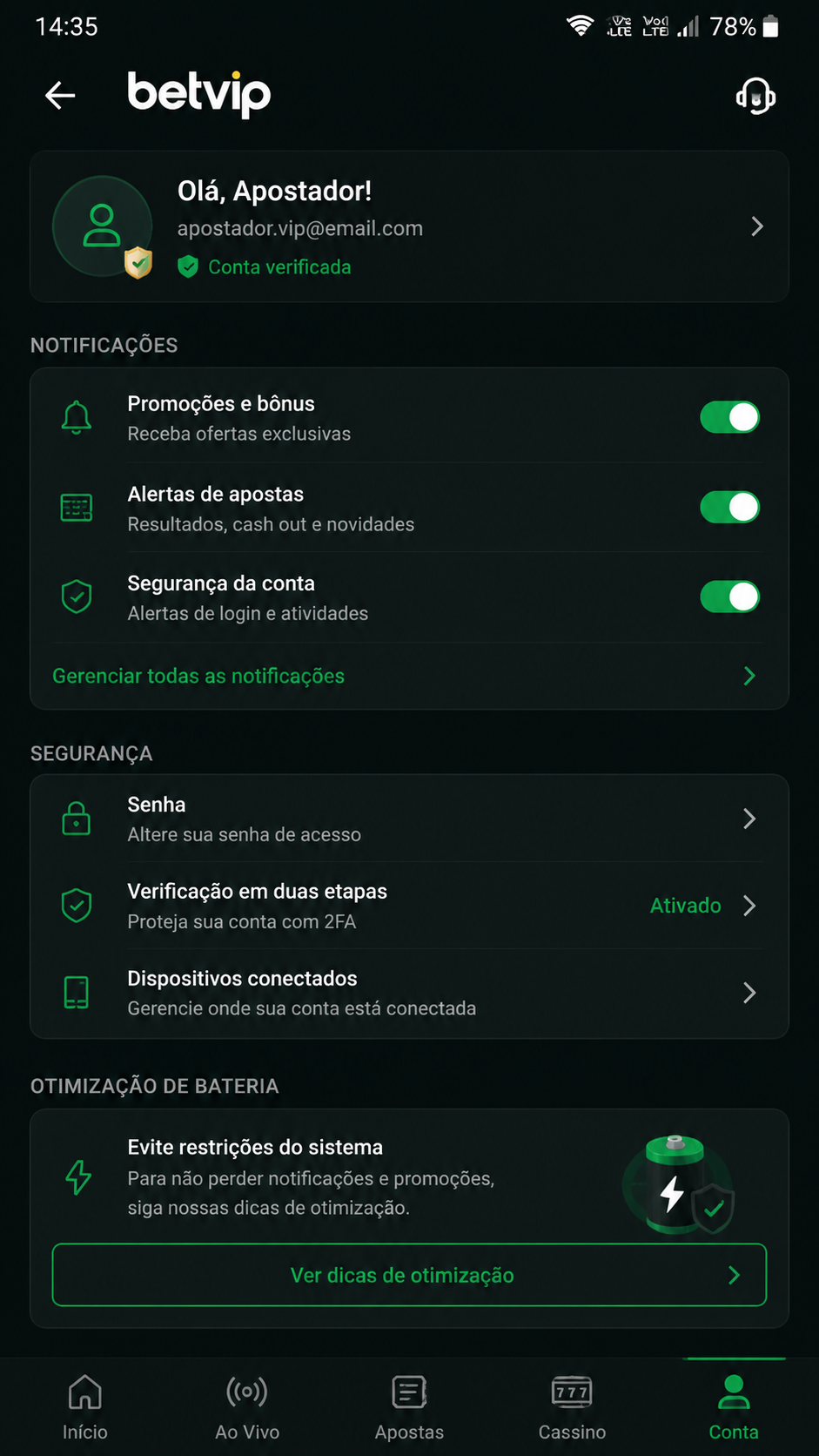 betvip screenshot