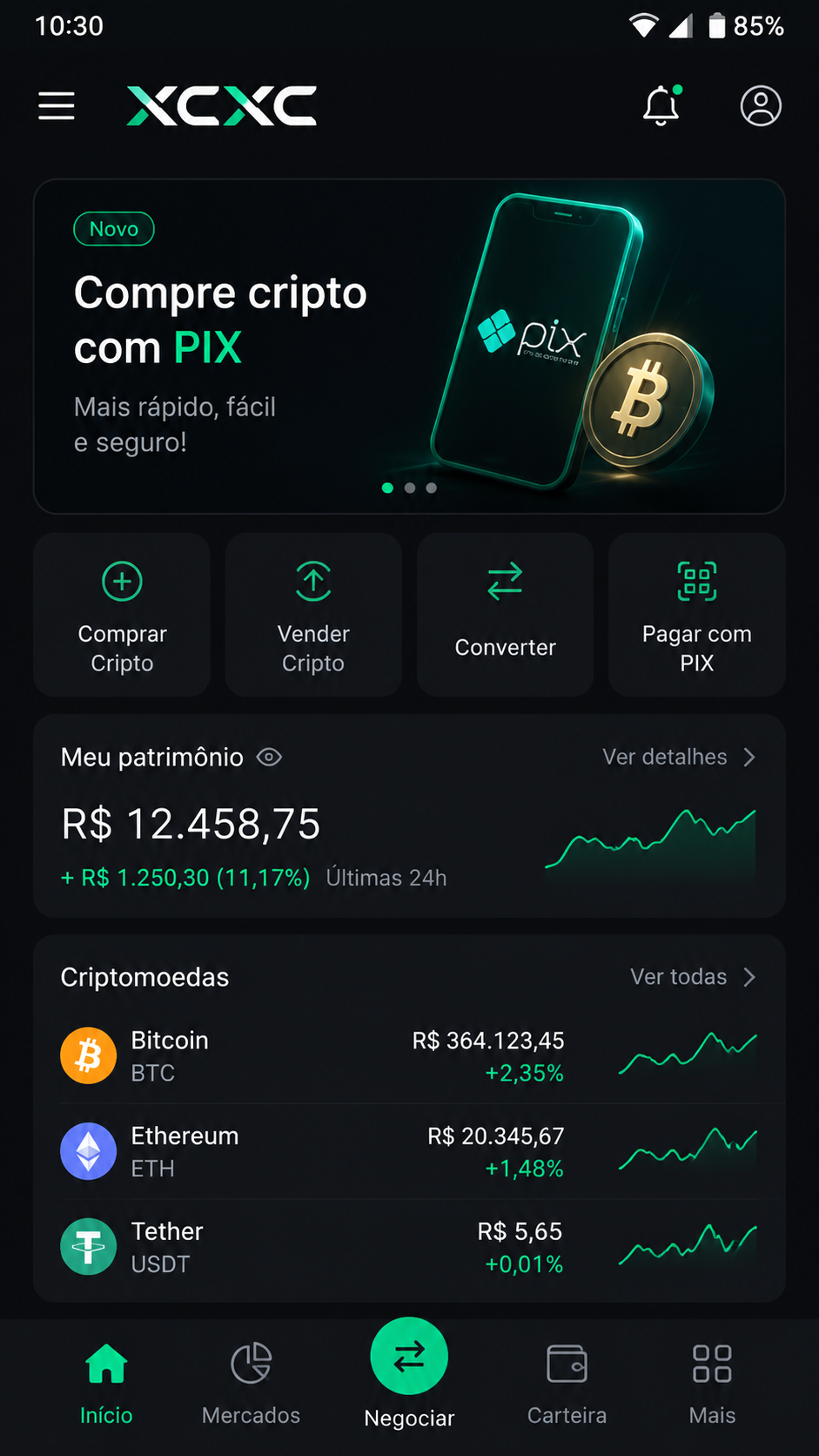 xcxc screenshot