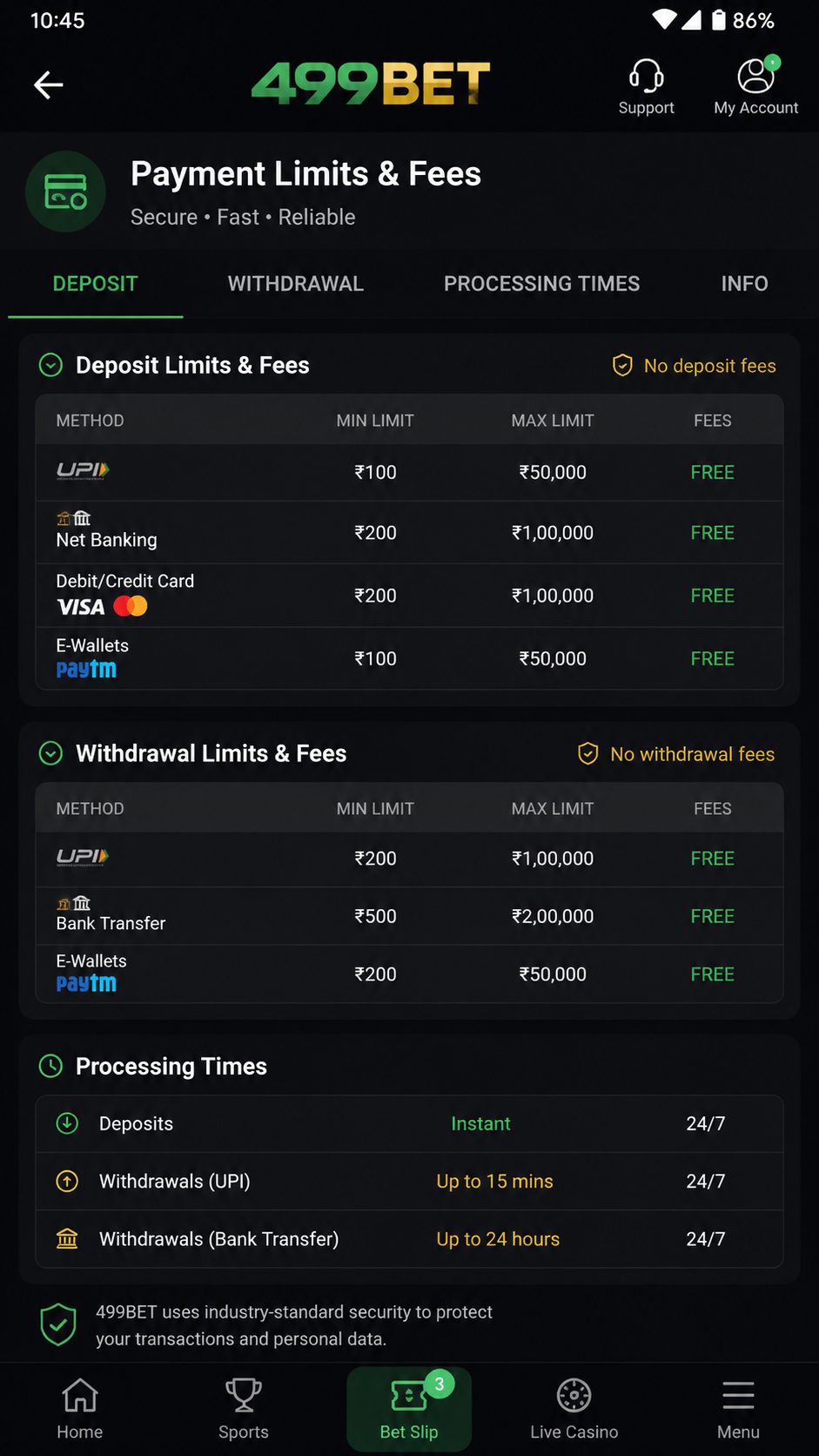 499bet screenshot